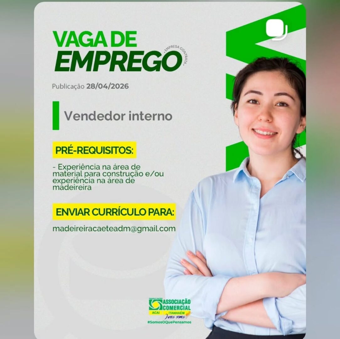 Vagas 28/04/2026 Baixada Santista