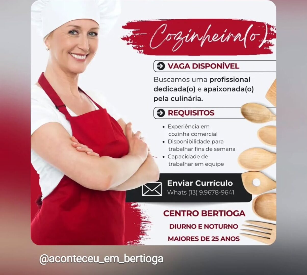 Vagas 28/04/2026 Baixada Santista