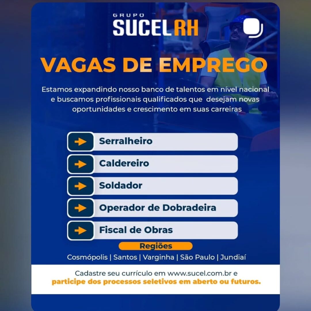 Vagas 28/04/2026 Baixada Santista