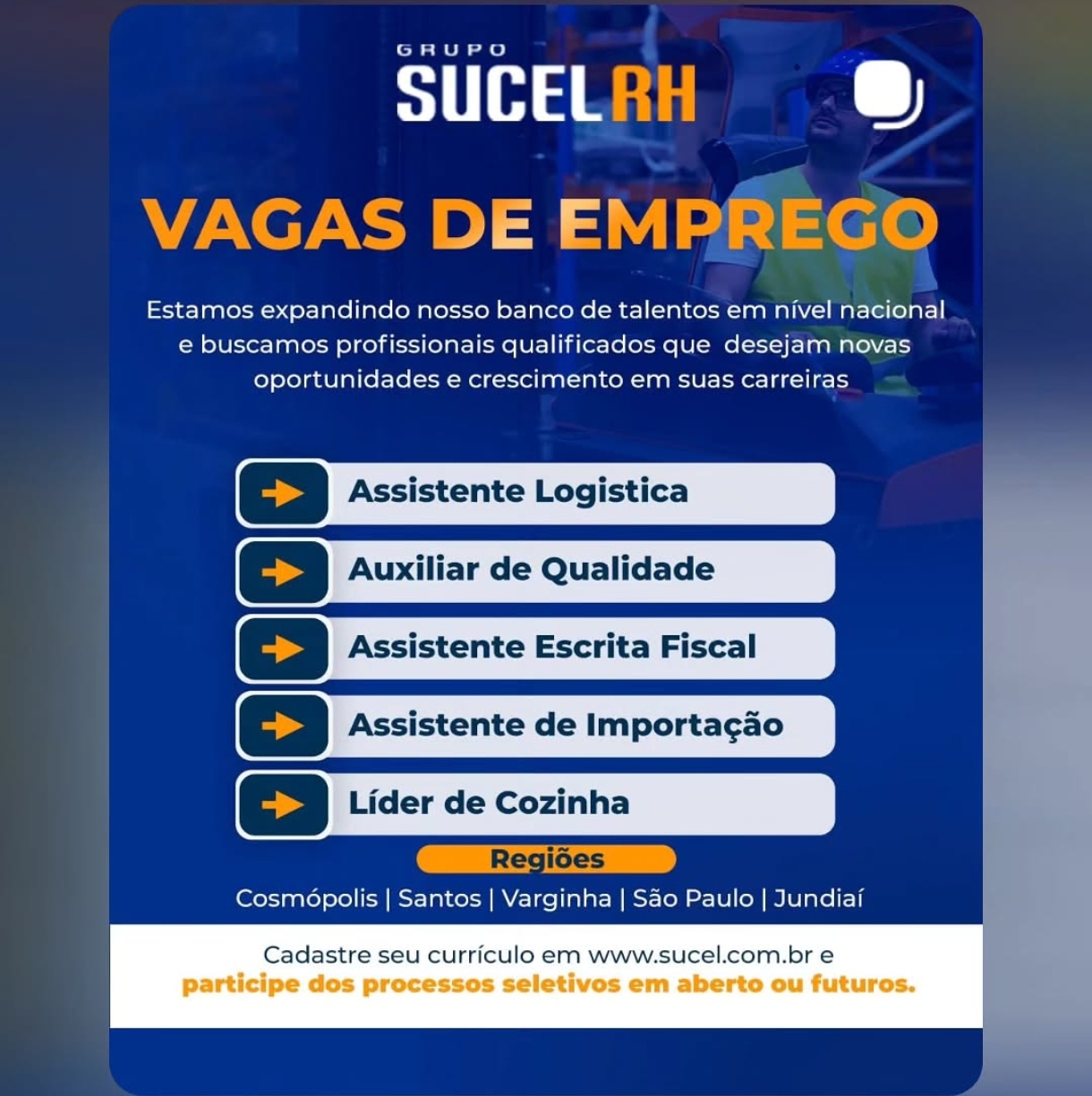 Vagas 28/04/2026 Baixada Santista