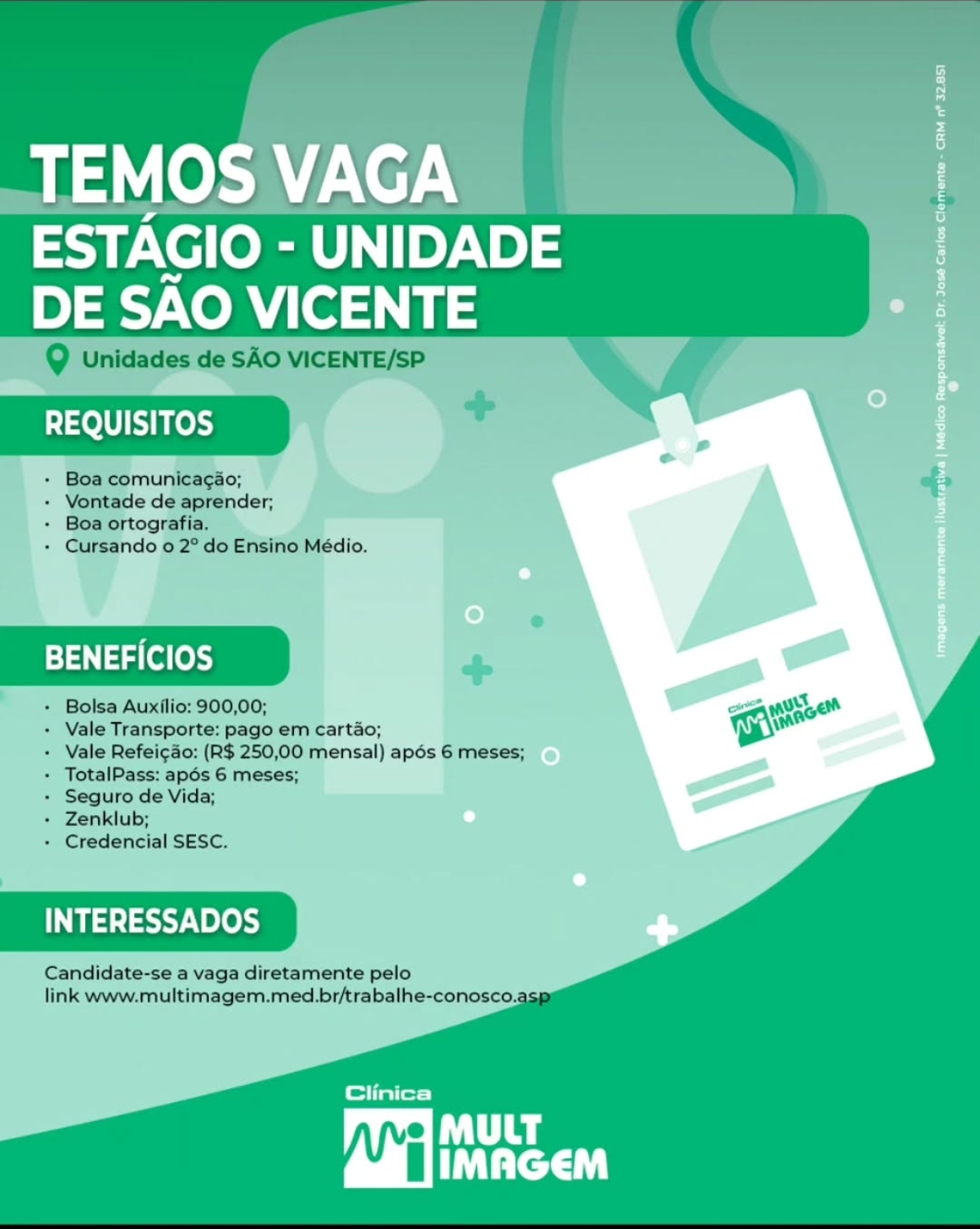 Vagas 28/04/2026 Baixada Santista