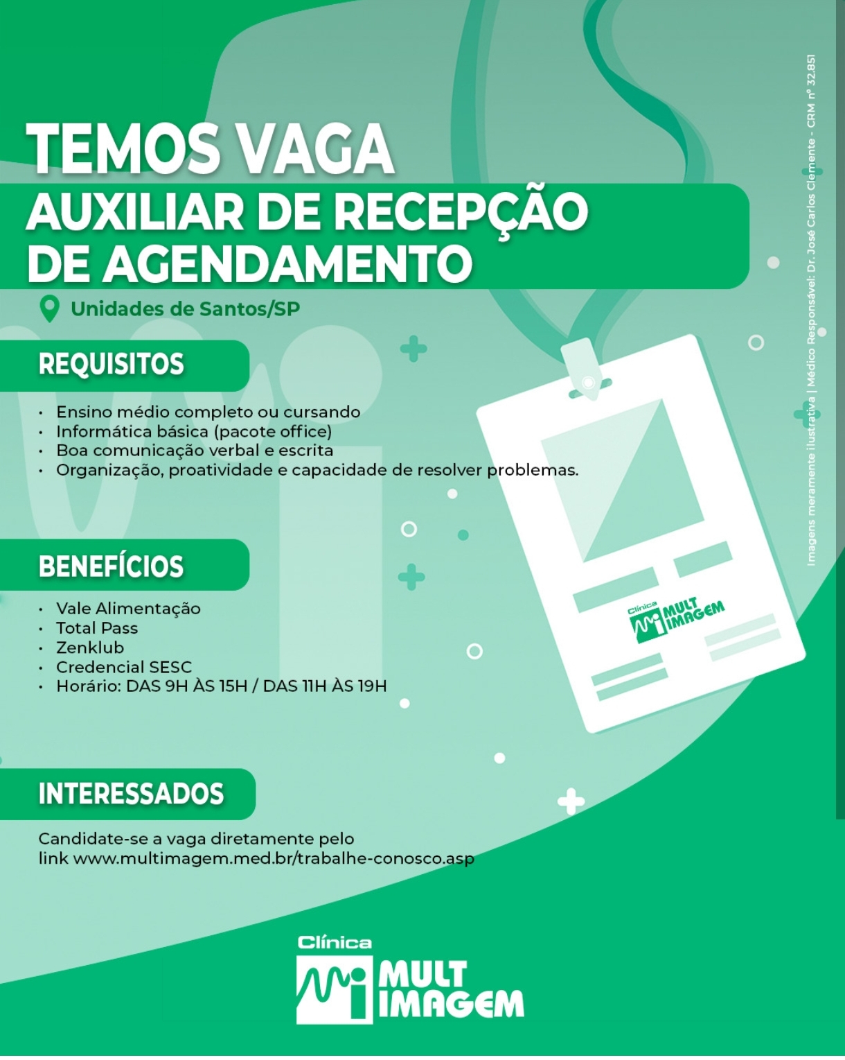 Vagas 29/04/2026 Baixada Santista