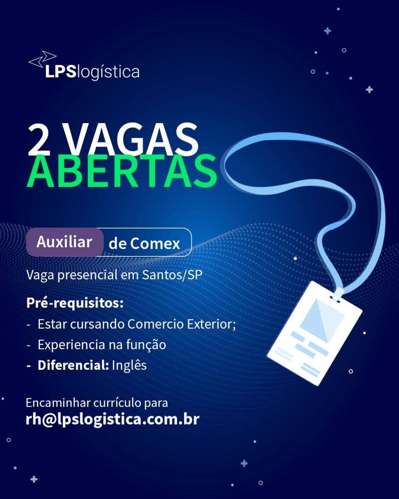 Vagas 29/04/2026 Baixada Santista