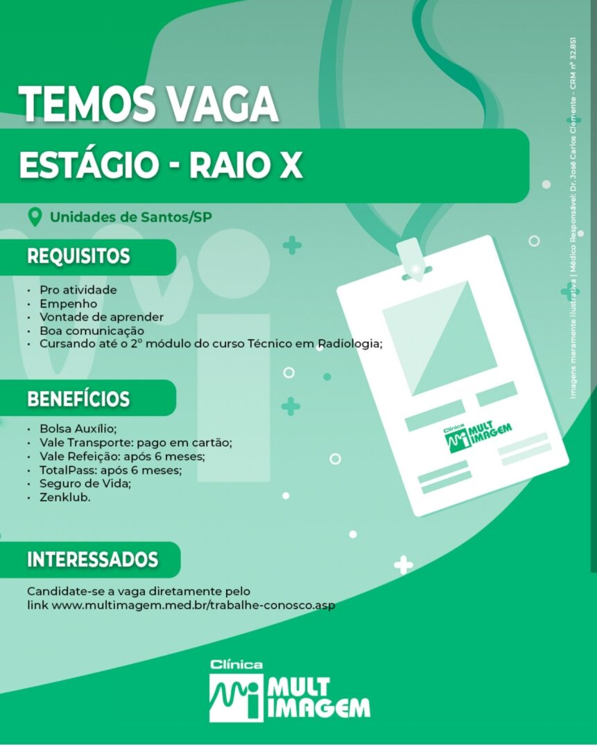 Vagas 29/04/2026 Baixada Santista