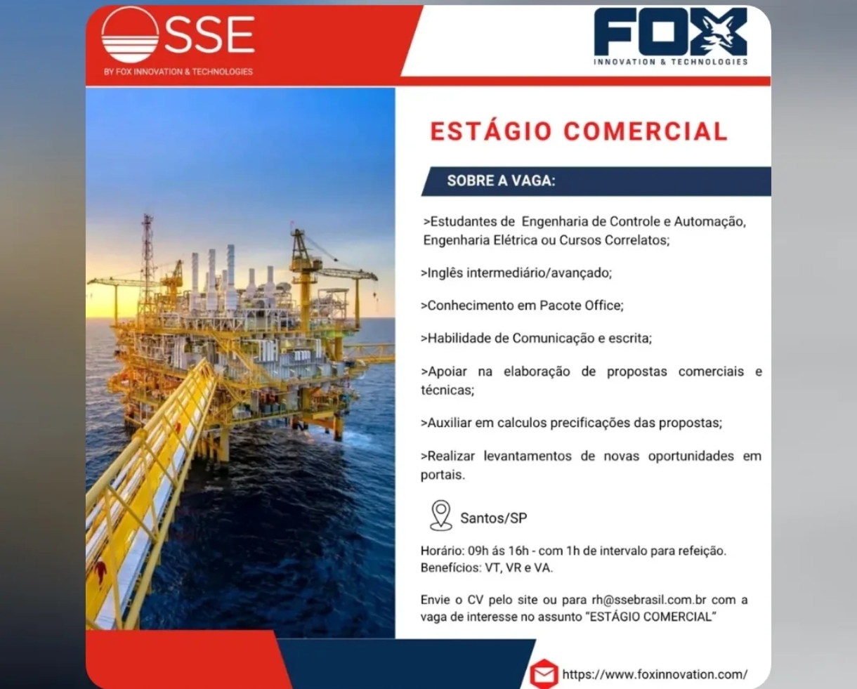 Vagas 29/04/2026 Baixada Santista