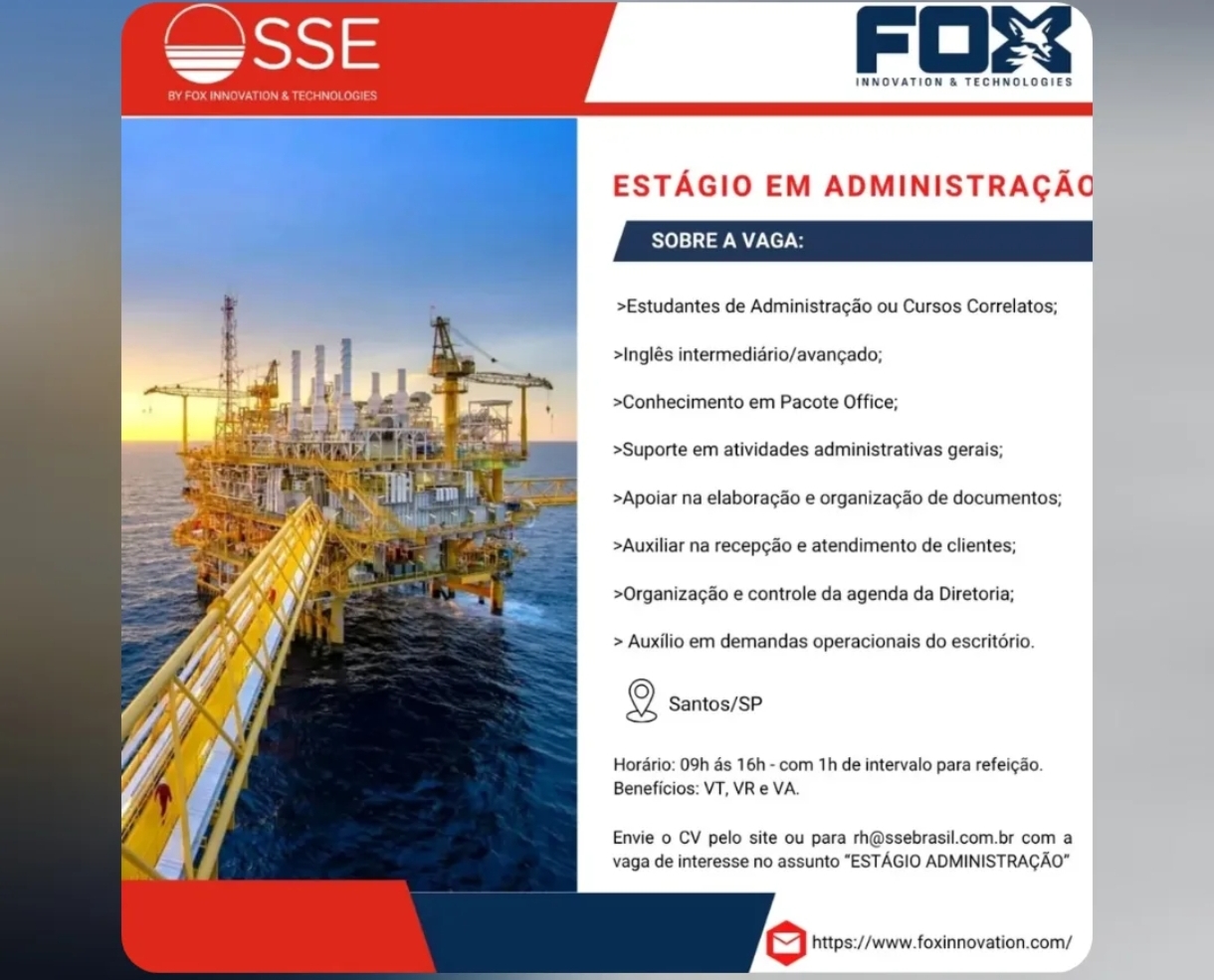 Vagas 29/04/2026 Baixada Santista