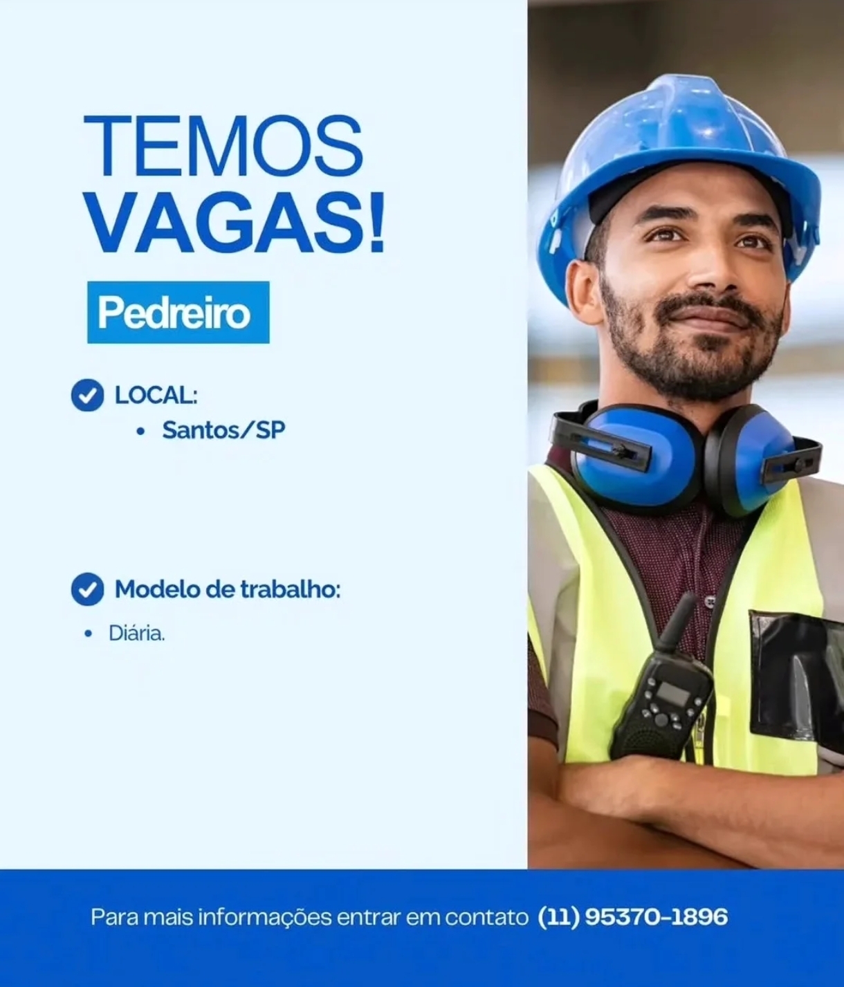 Vagas 29/04/2026 Baixada Santista