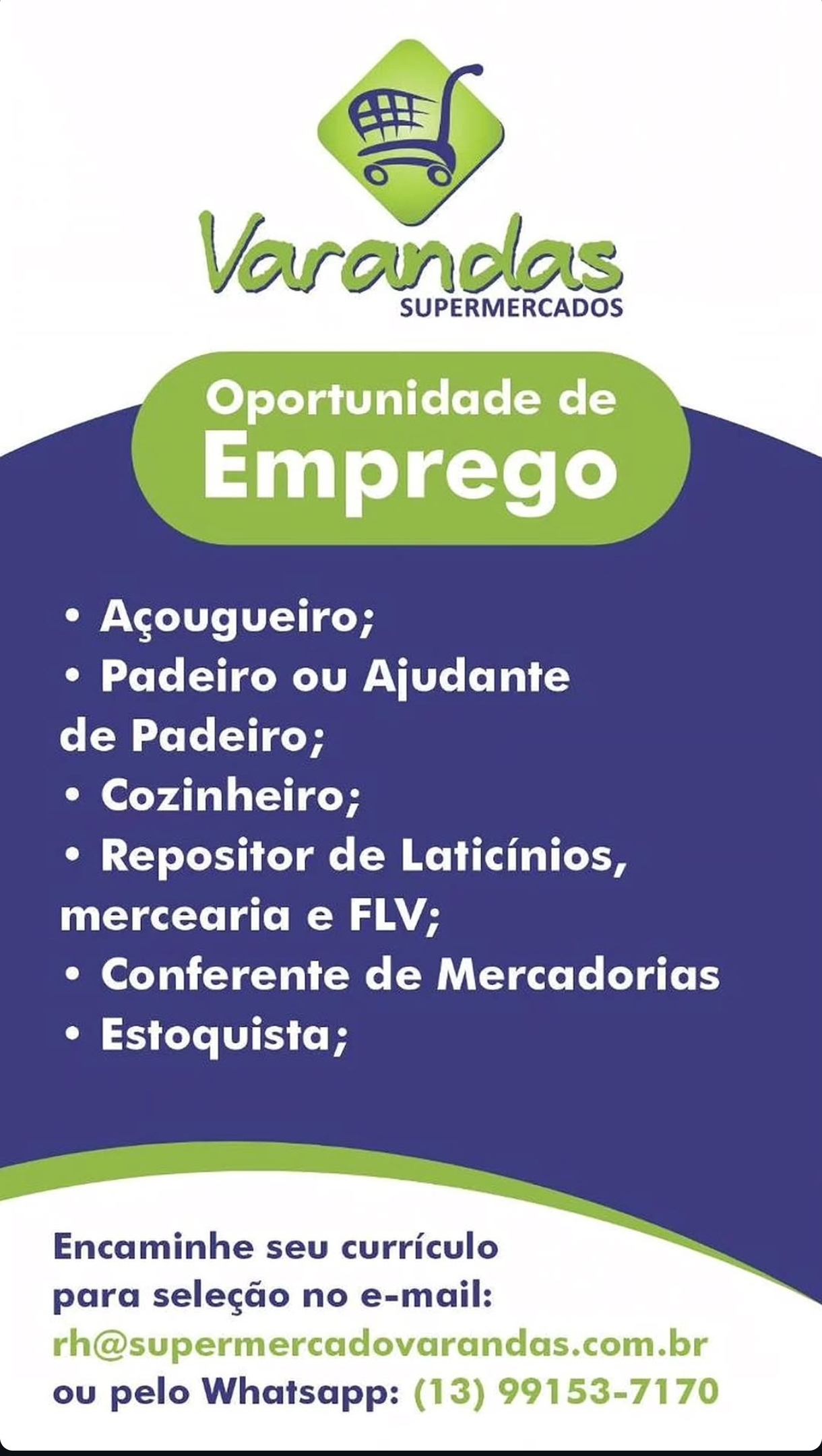 Vagas 29/04/2026 Baixada Santista