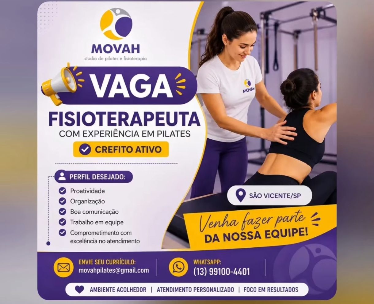 Vagas 20/06/2026 Baixada Santista
