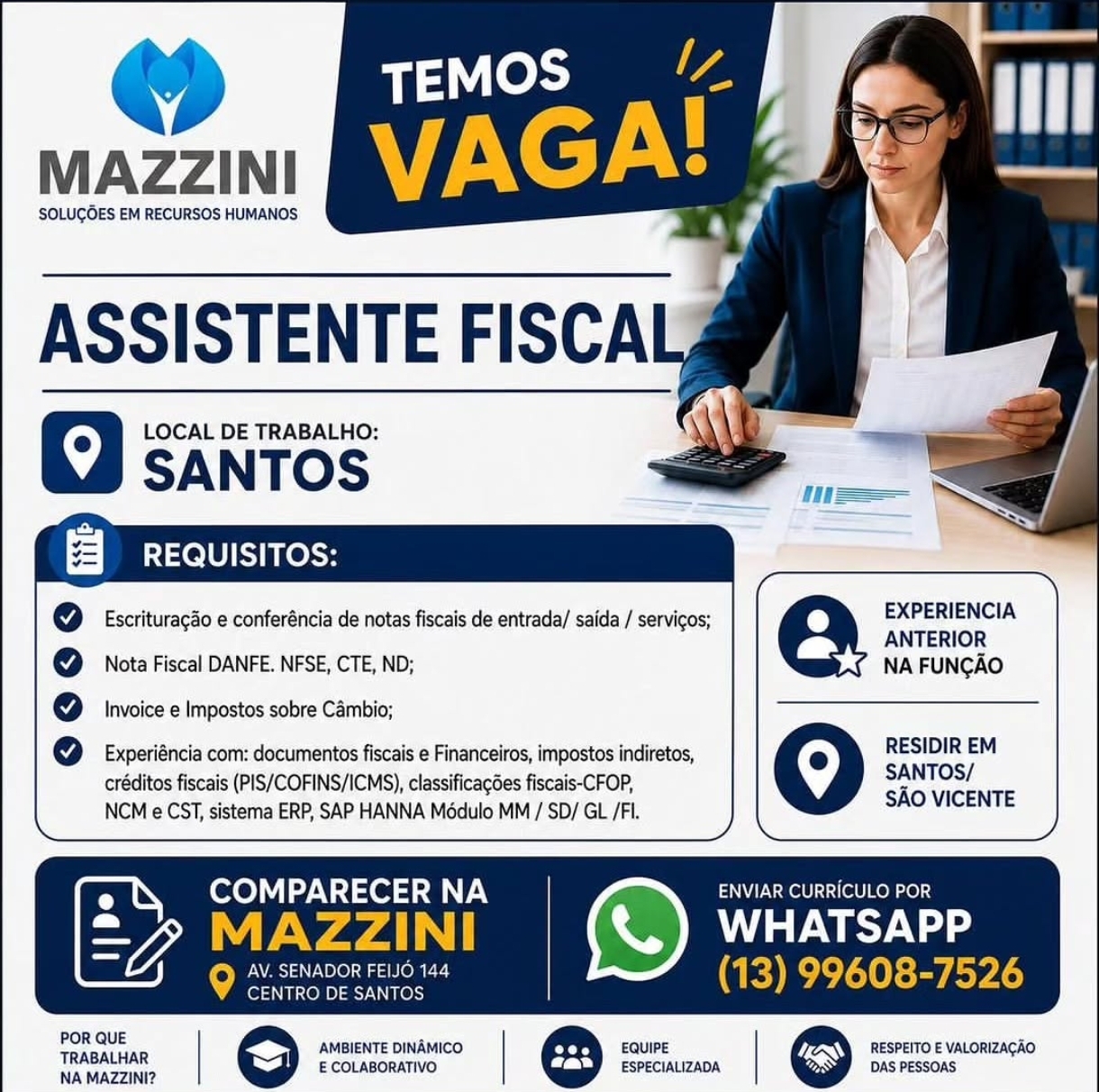 Vagas 14/08/2026 Baixada Santista