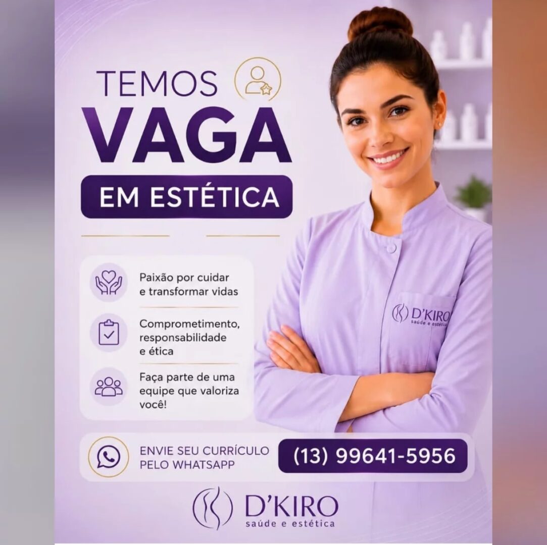 Vagas 15/08/2026 Baixada Santista