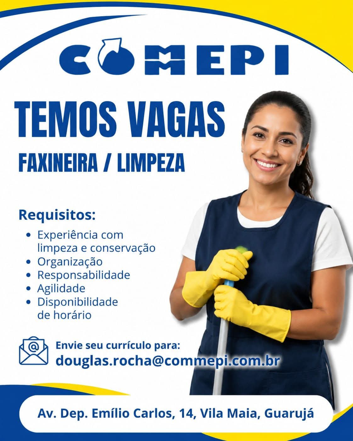 Vagas 19/08/2026 Baixada Santista