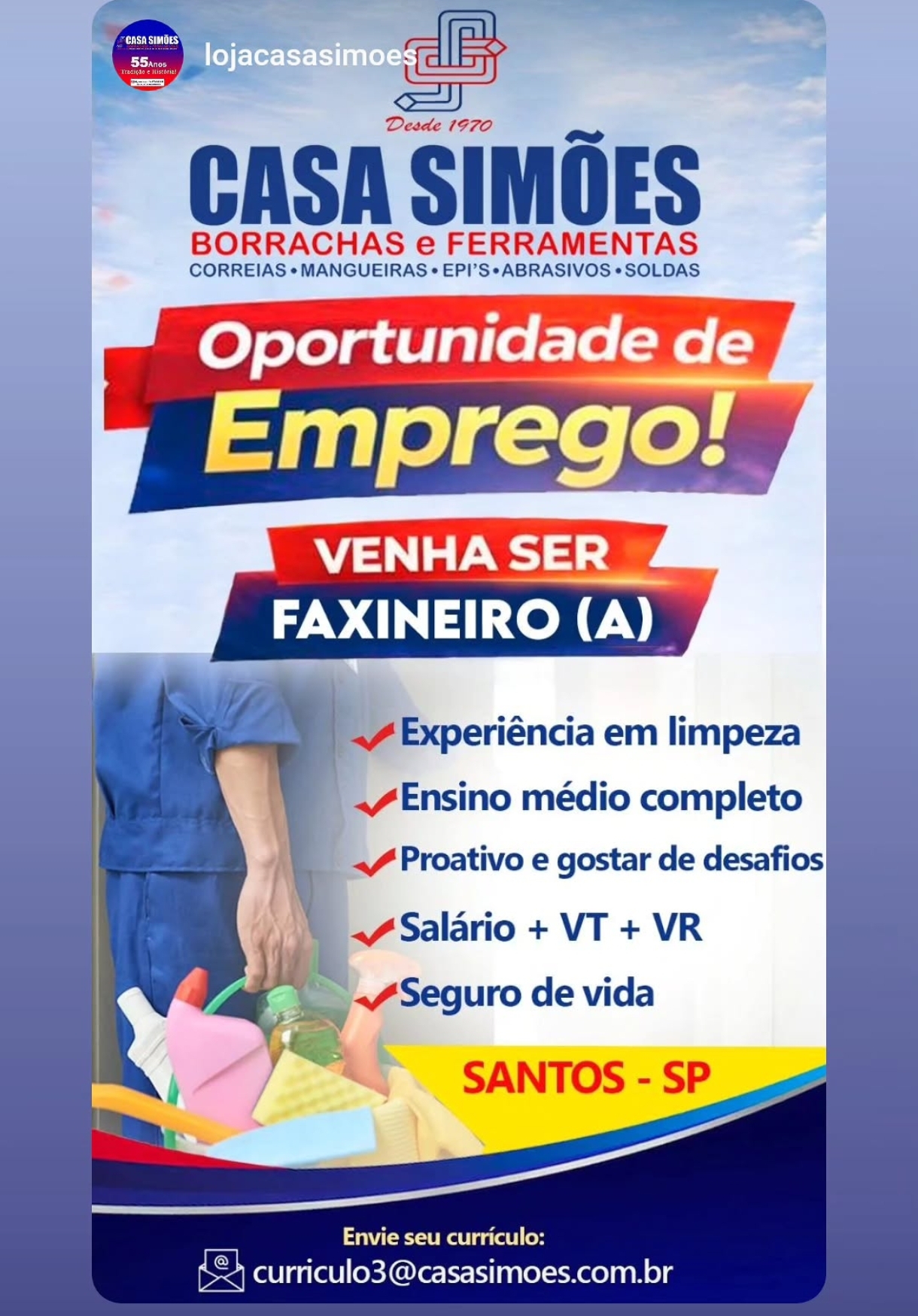 Vagas 22/08/2026 Baixada Santista