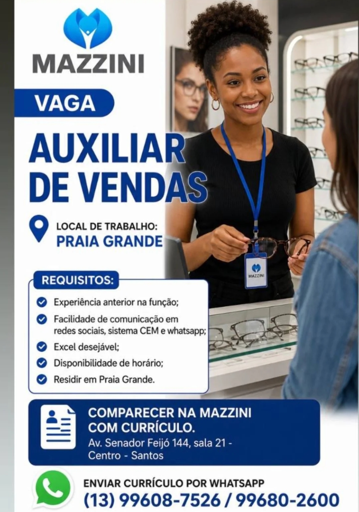 Vagas 24/08/2026 Baixada Santista