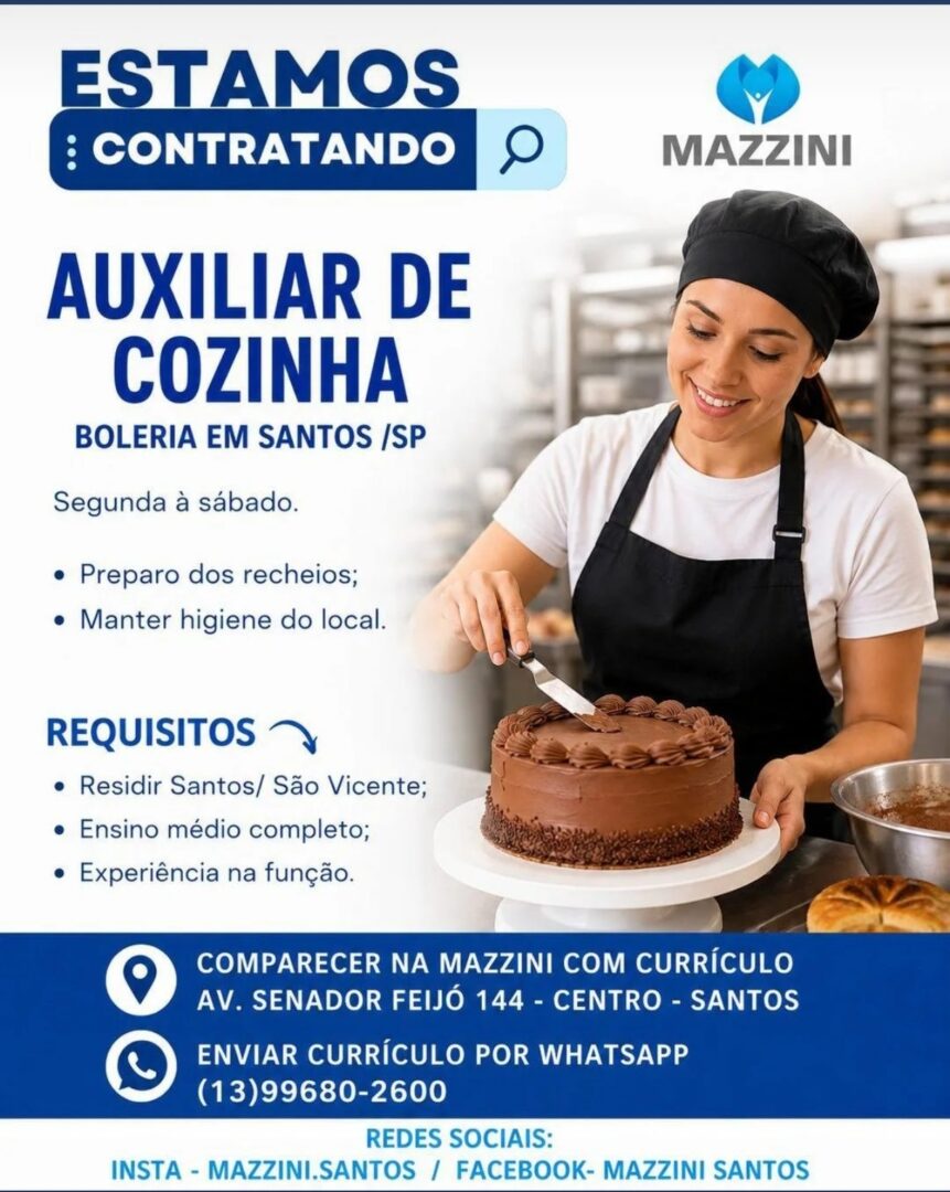 Vagas 24/08/2026 Baixada Santista