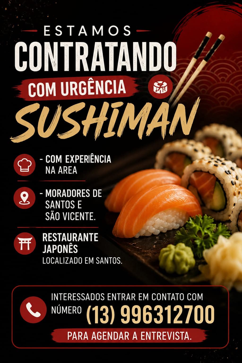 Vagas 29/08/2026 Baixada Santista