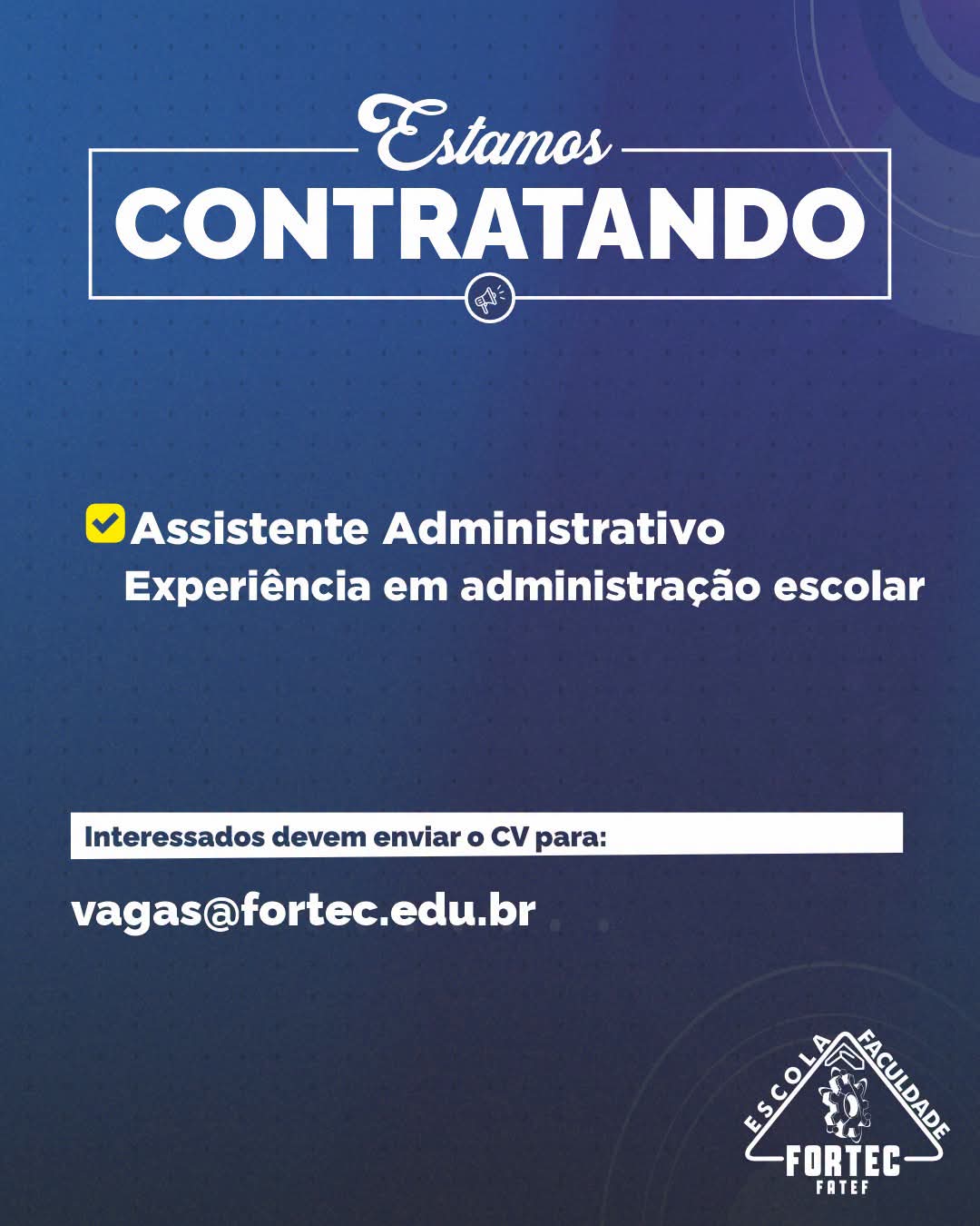 Vagas 07/10/2026 Baixada Santista