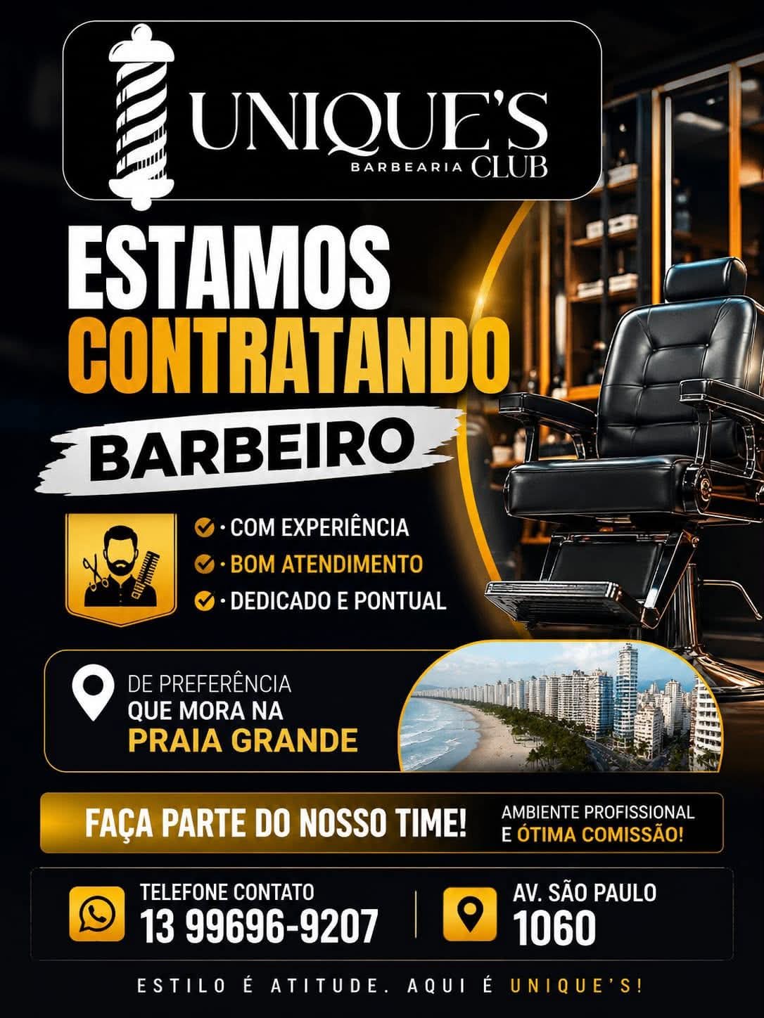 Vagas 11/10/2026 Baixada Santista