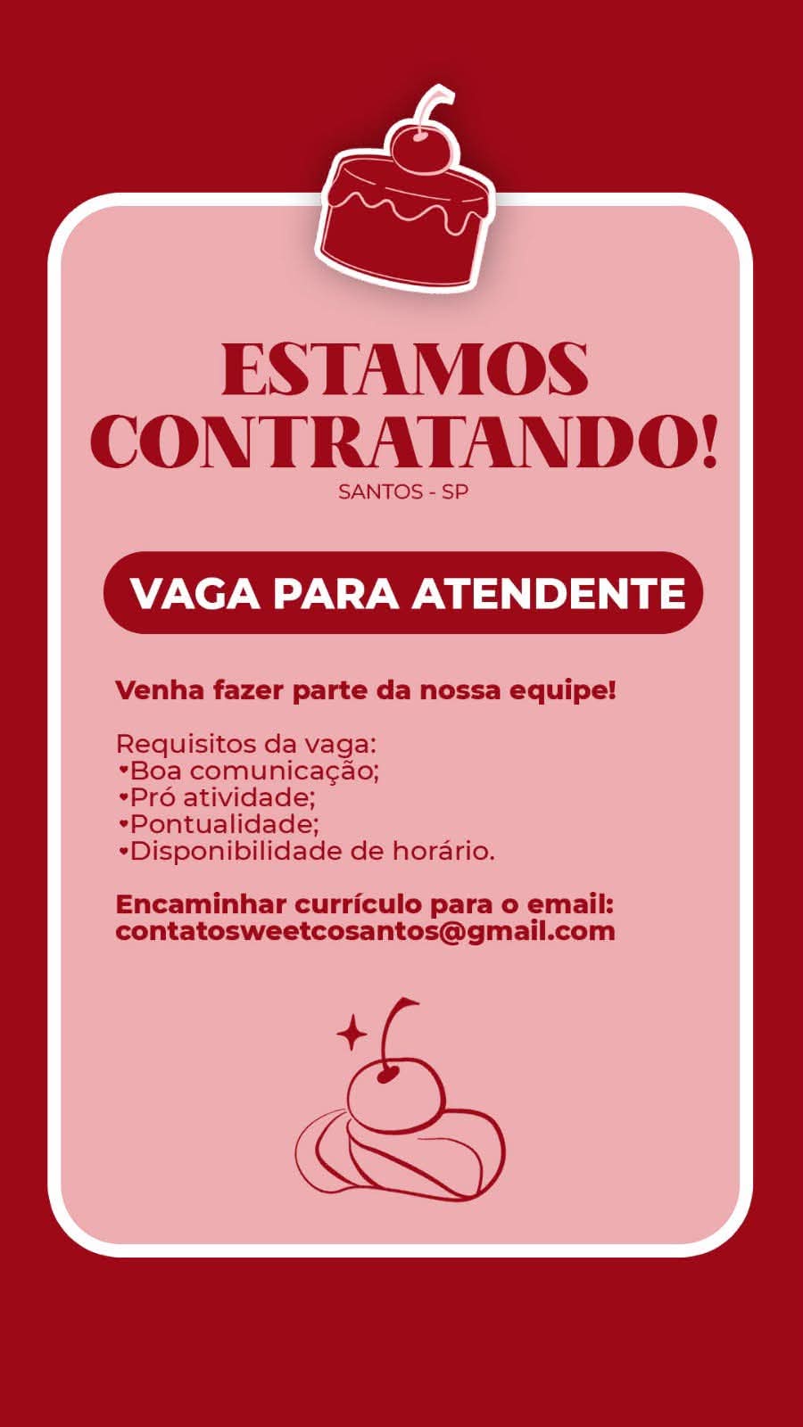 Vagas 11/10/2026 Baixada Santista