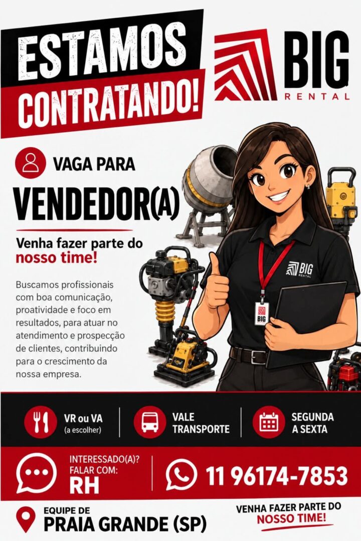 Vagas 11/10/2026 Baixada Santista