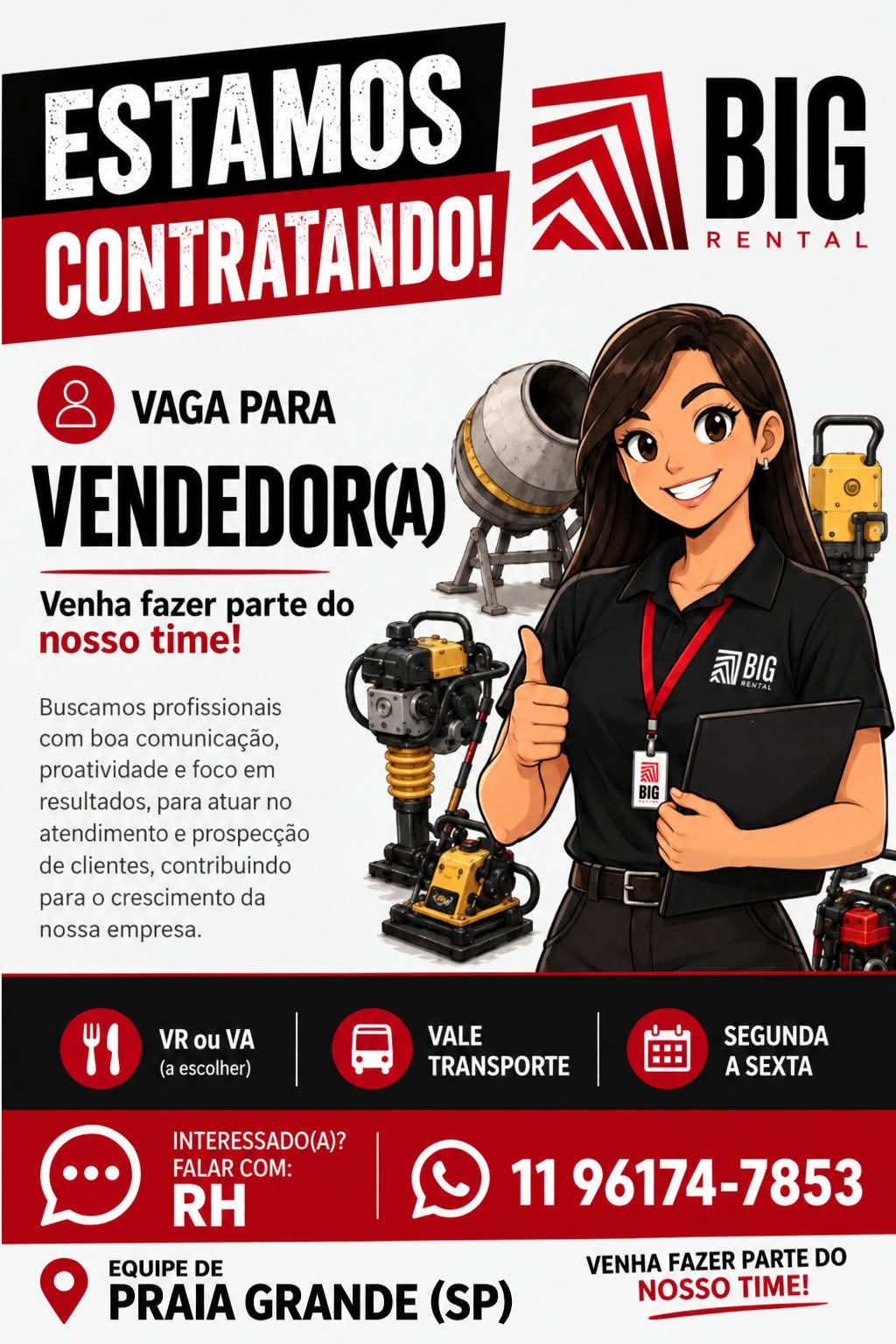 Vagas 11/10/2026 Baixada Santista
