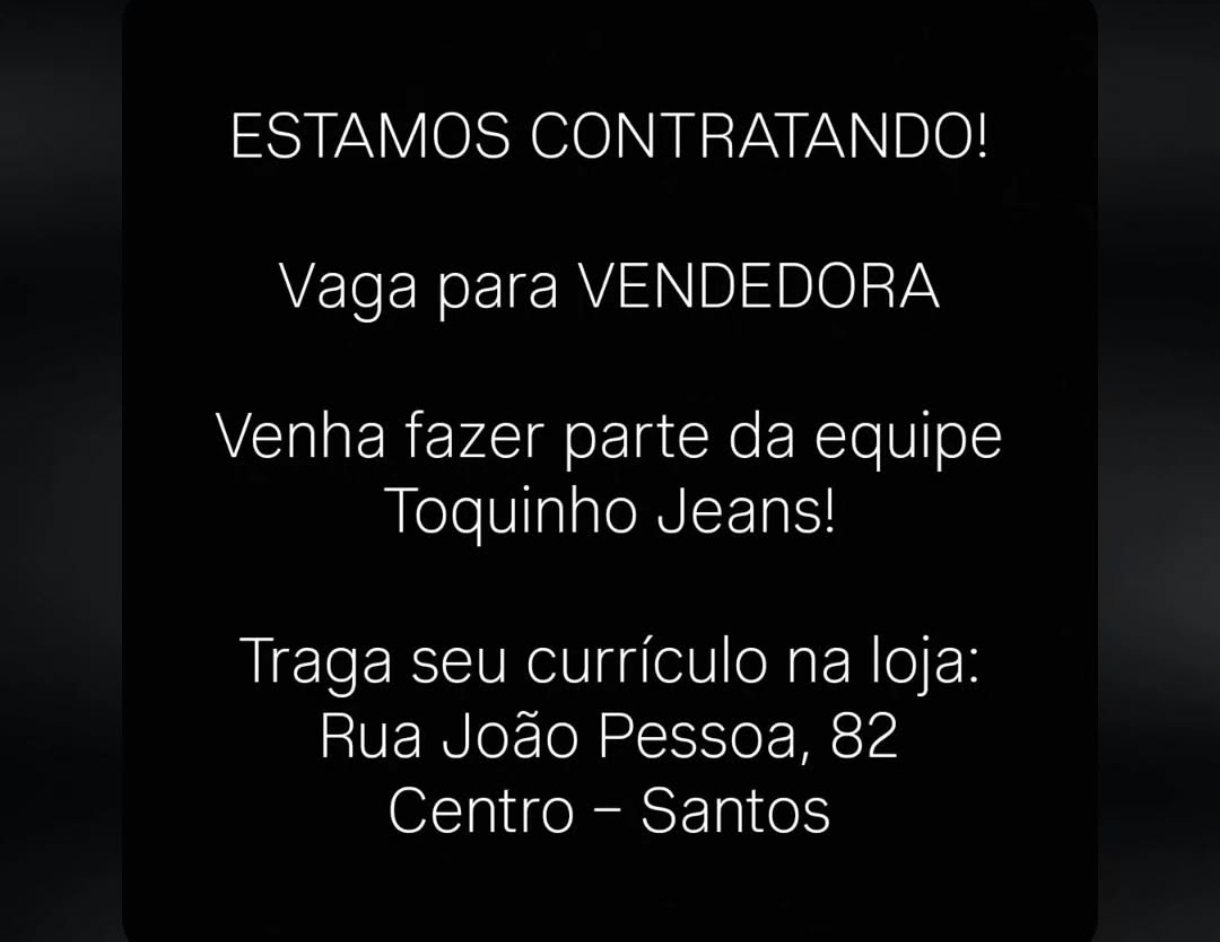 Vagas 12/10/2026 Baixada Santista