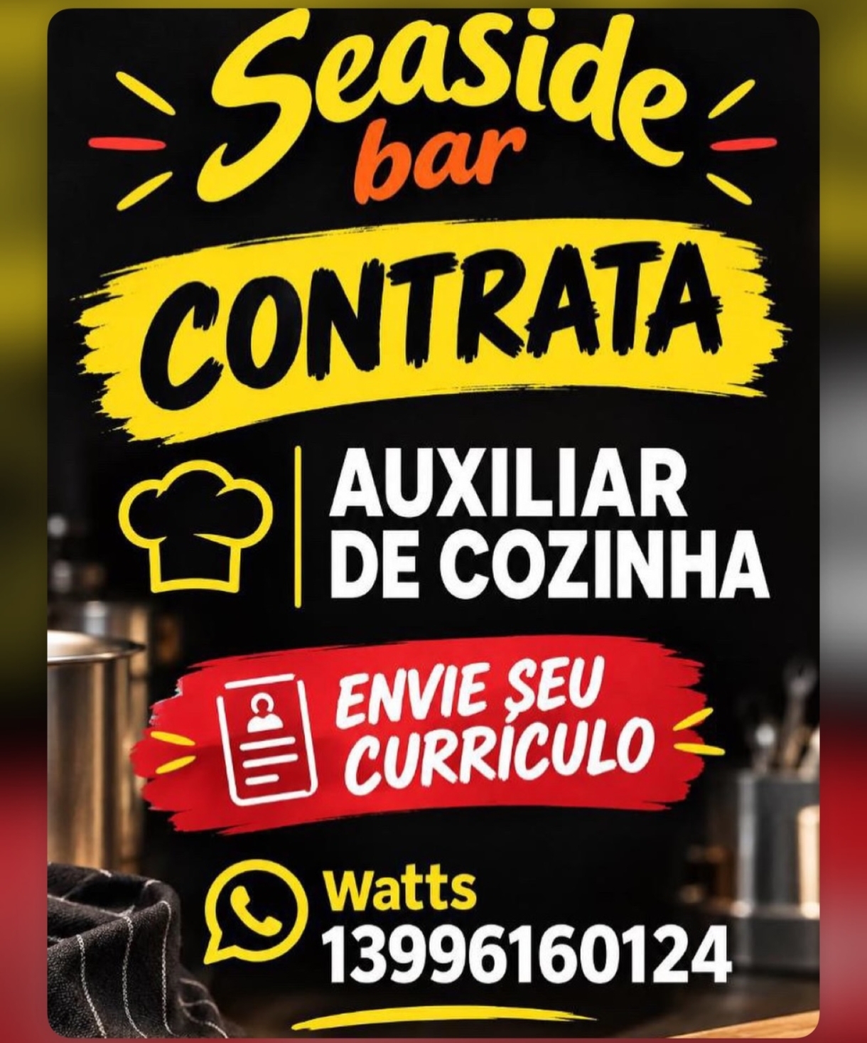 Vagas 13/10/2026 Baixada Santista