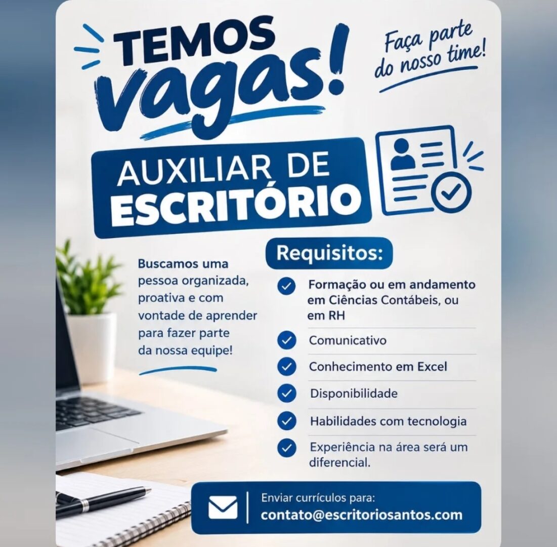 Vagas 13/10/2026 Baixada Santista
