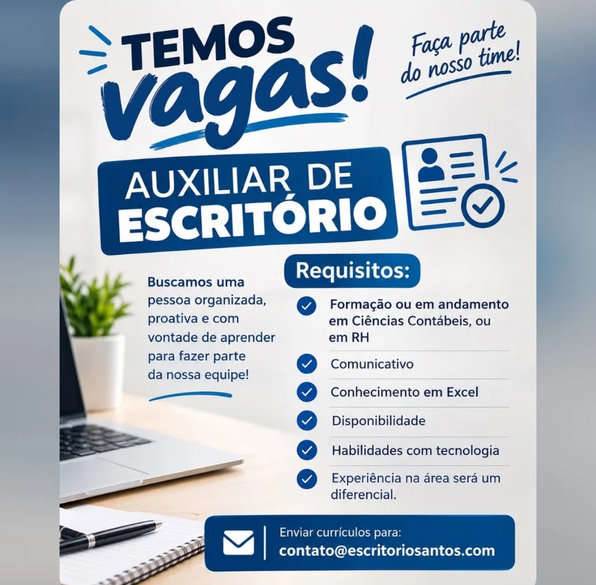 Vagas 13/10/2026 Baixada Santista