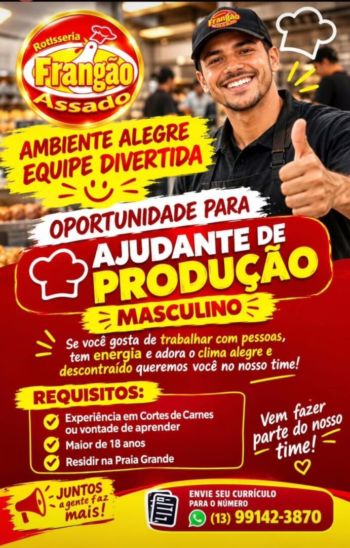 Vagas 13/10/2026 Baixada Santista