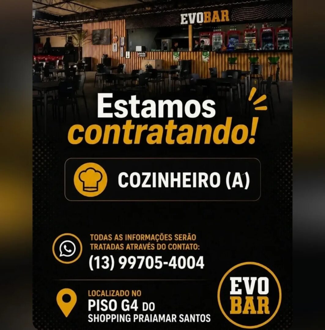 Vagas 14/10/2026 Baixada Santista