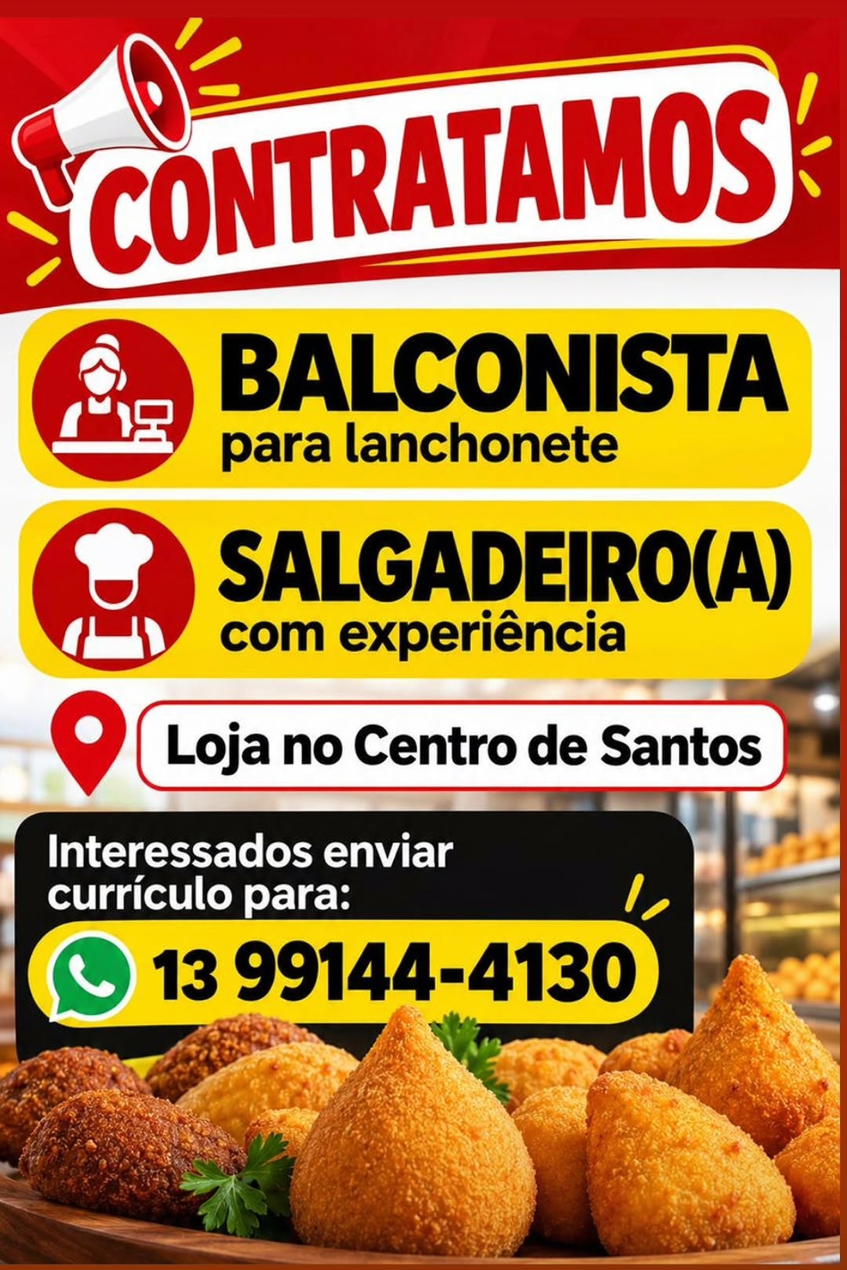 Vagas 14/10/2026 Baixada Santista