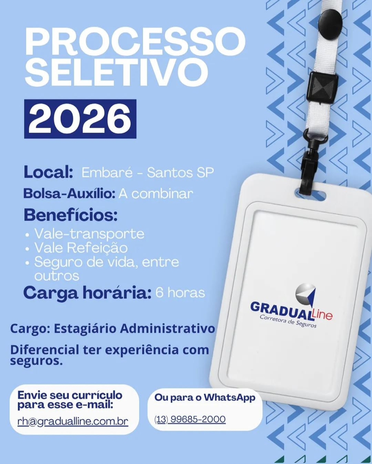 Vagas 15/10/2026 Baixada Santista