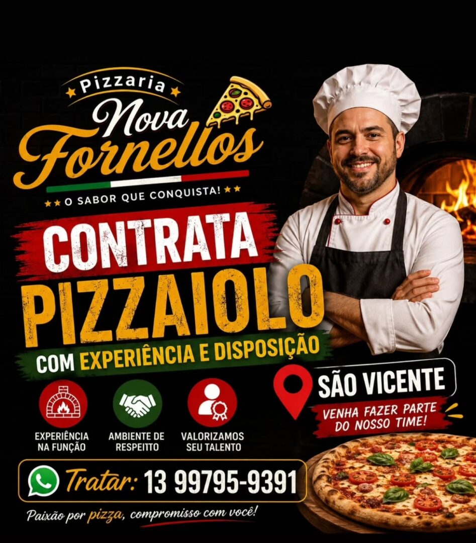 Vagas 15/10/2026 Baixada Santista