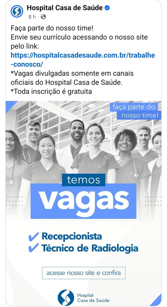 Vagas 16/10/2026 Baixada Santista