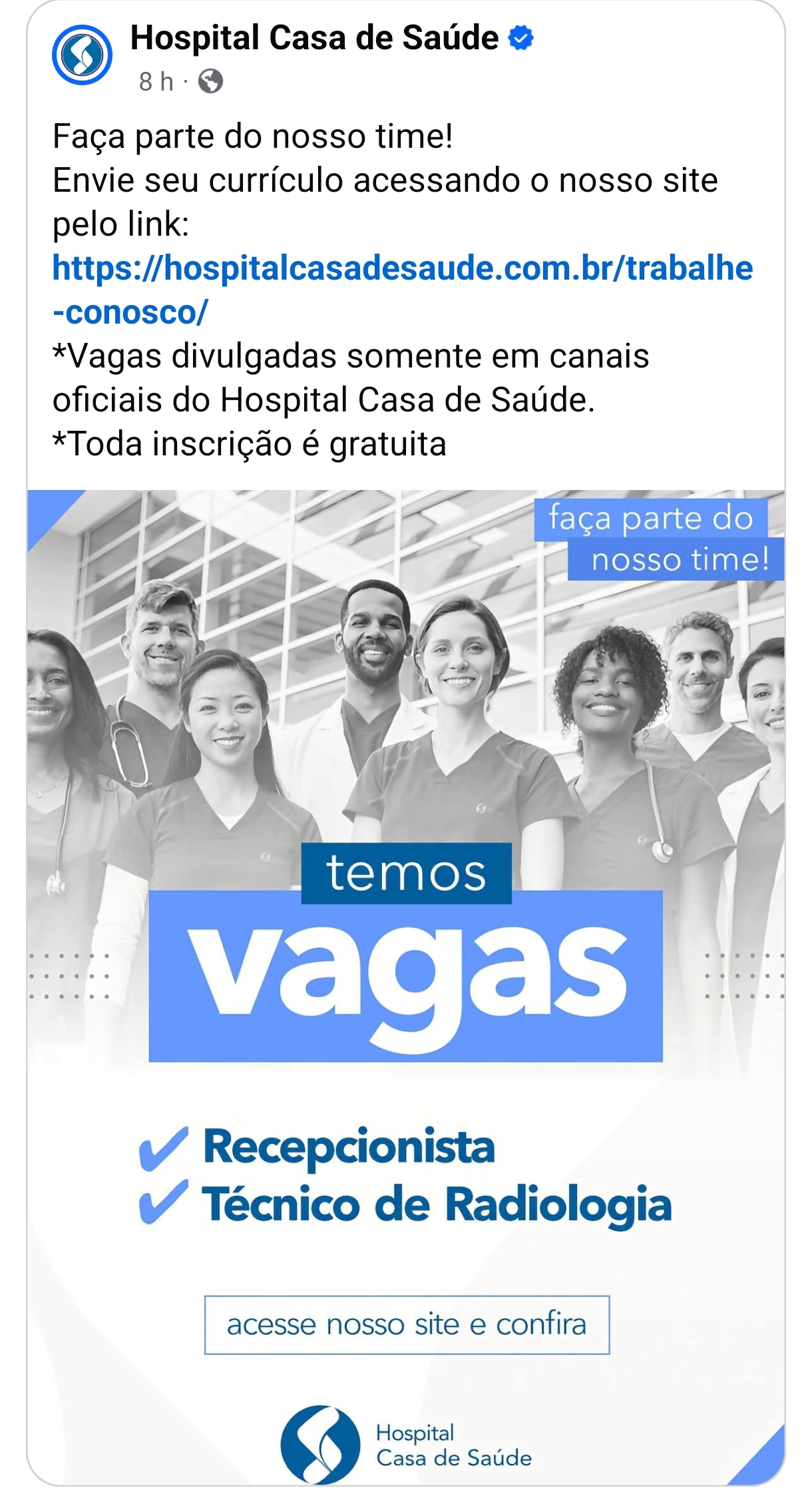 Vagas 16/10/2026 Baixada Santista