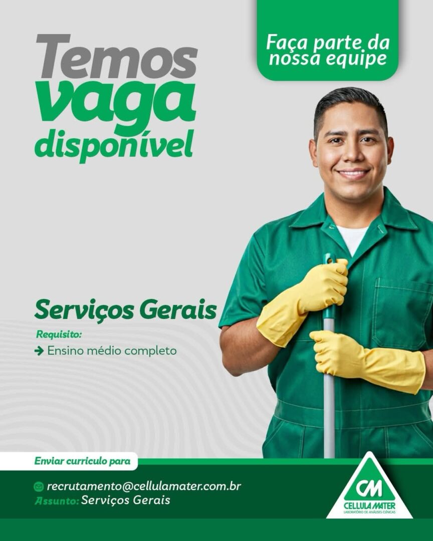 Vagas 16/10/2026 Baixada Santista