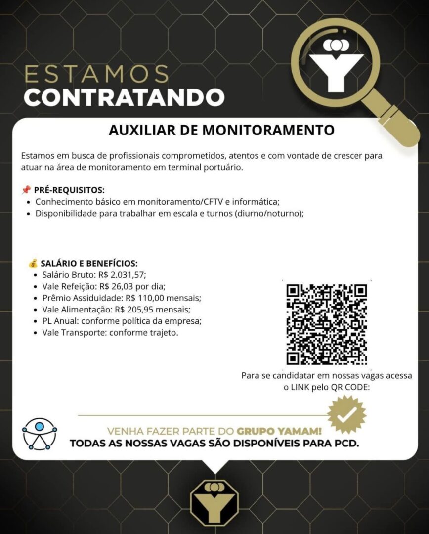 Vagas 17/10/2026 Baixada Santista