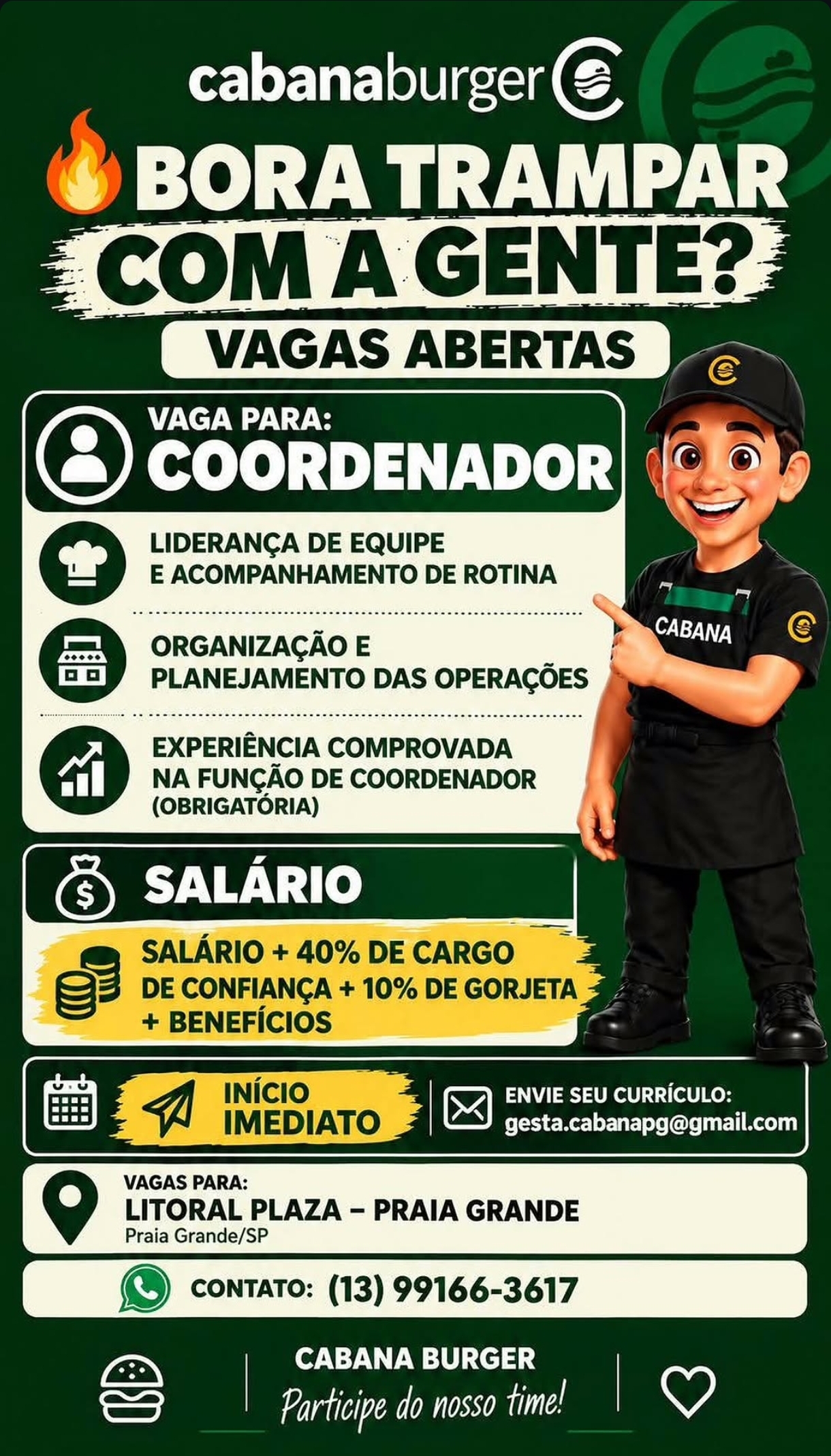 Vagas 19/10/2026 Baixada Santista