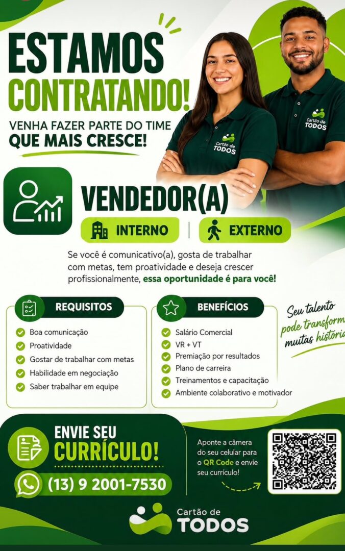 Vagas 19/10/2026 Baixada Santista