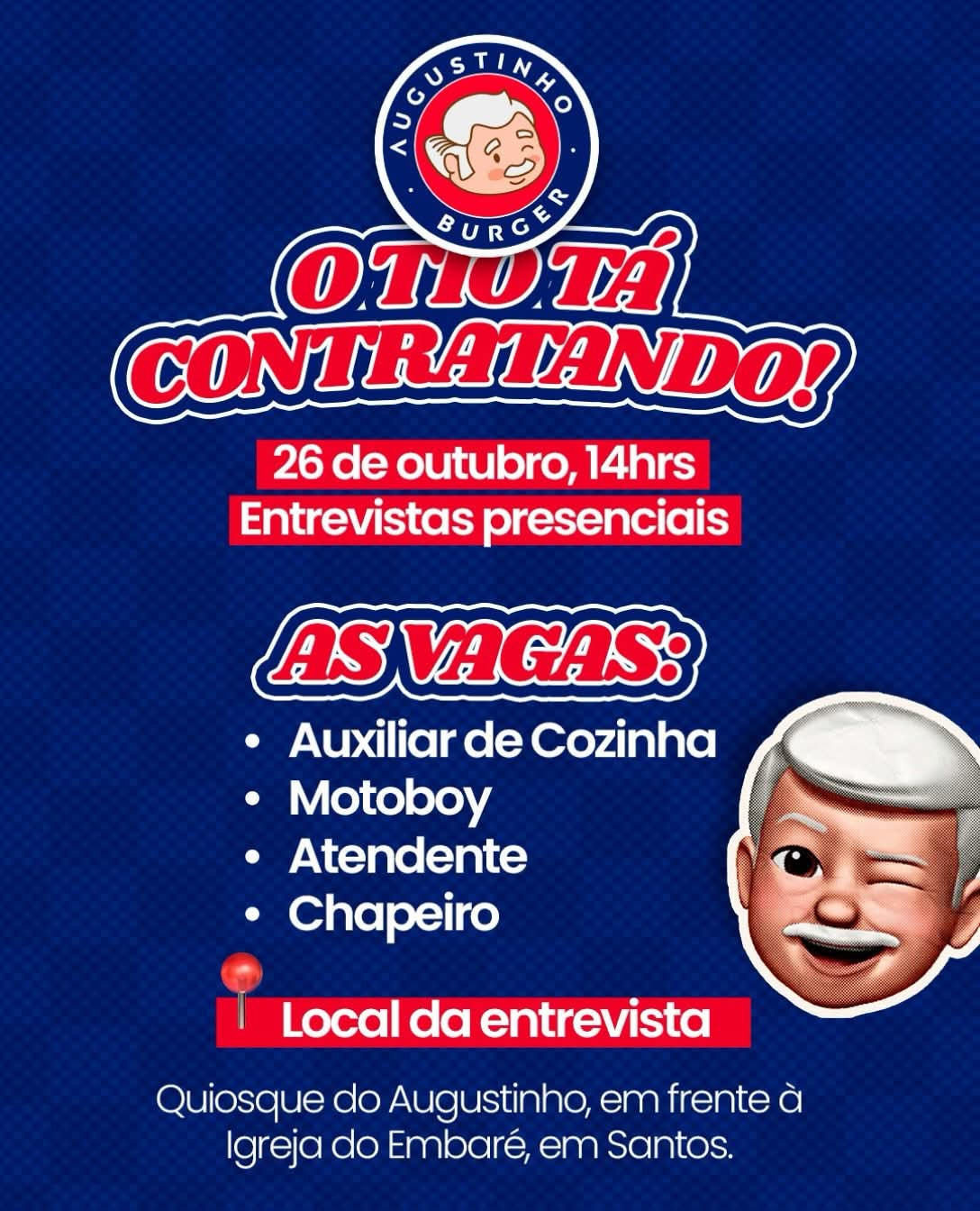 Vagas 20/10/2026 Baixada Santista