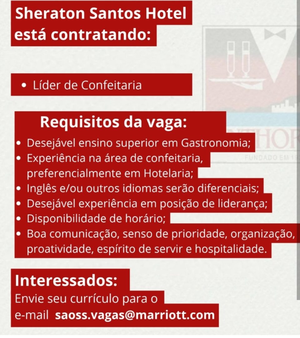 Vagas 20/10/2026 Baixada Santista