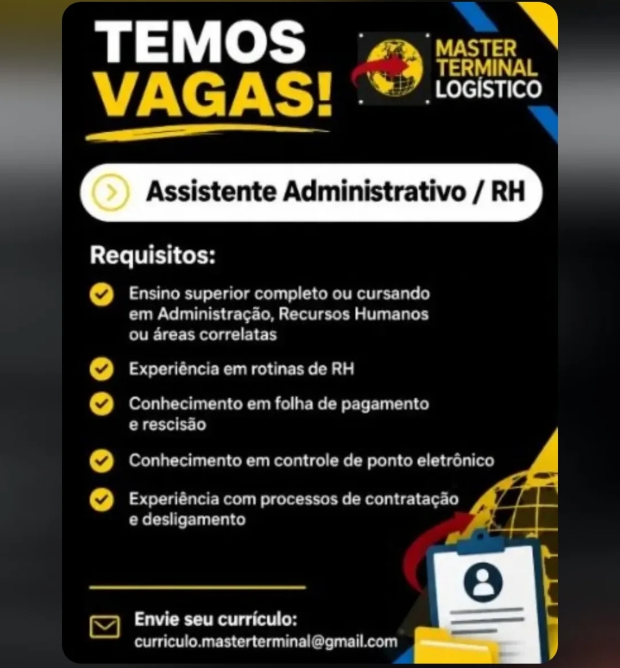 Vagas 20/10/2026 Baixada Santista