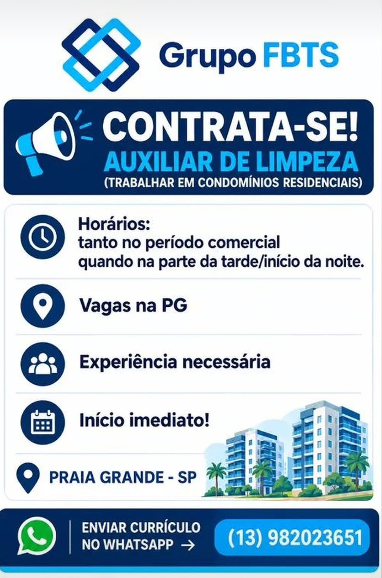 Vagas 20/10/2026 Baixada Santista
