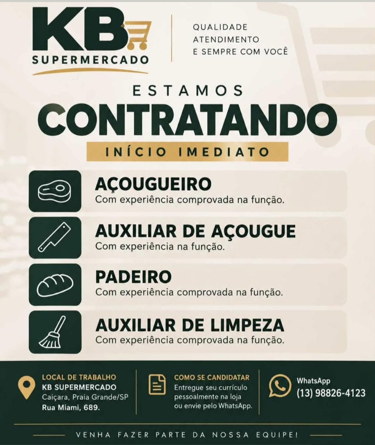 Vagas 20/10/2026 Baixada Santista