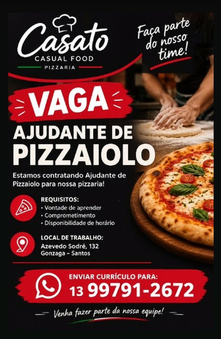 Vagas 20/10/2026 Baixada Santista