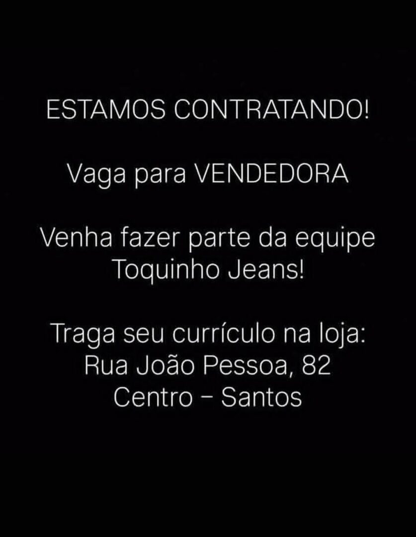 Vagas 21/10/2026 Baixada Santista
