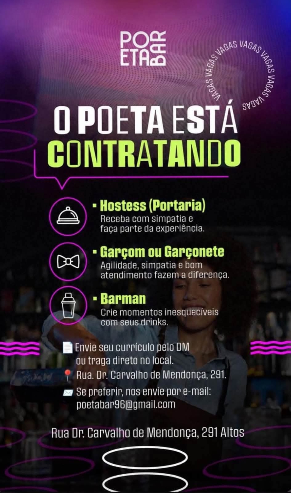 Vagas 22/10/2026 Baixada Santista
