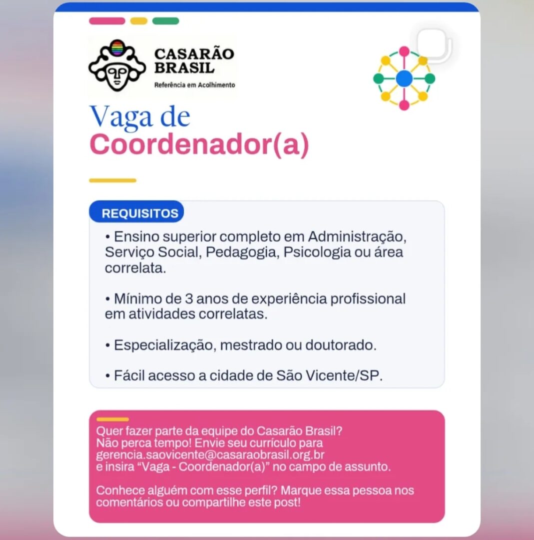 Vagas 22/10/2026 Baixada Santista