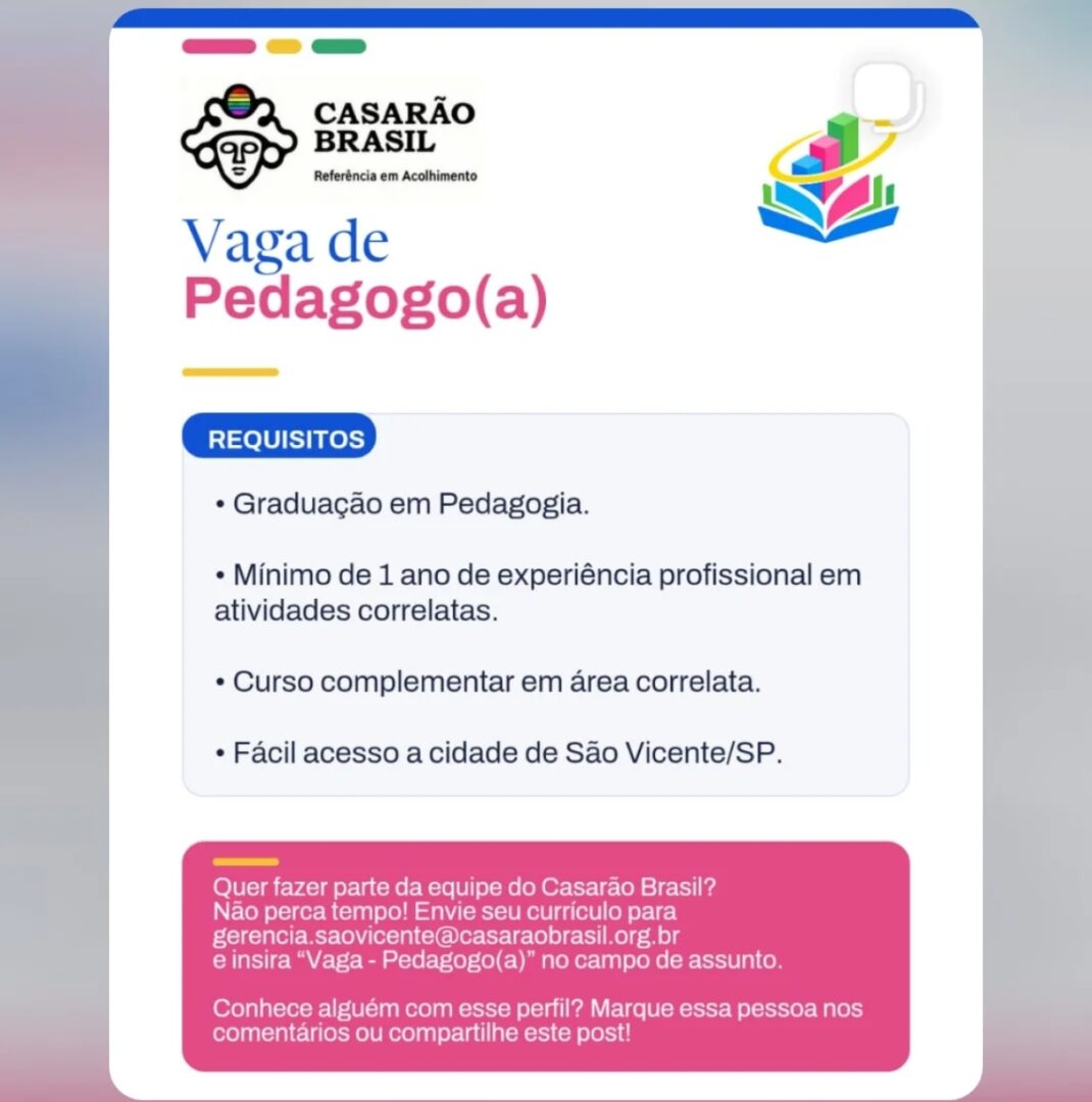Vagas 22/10/2026 Baixada Santista